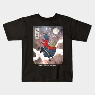 KUKAMON THE RETRO-FUTURISTIC SAMURAI ROBOT Kids T-Shirt